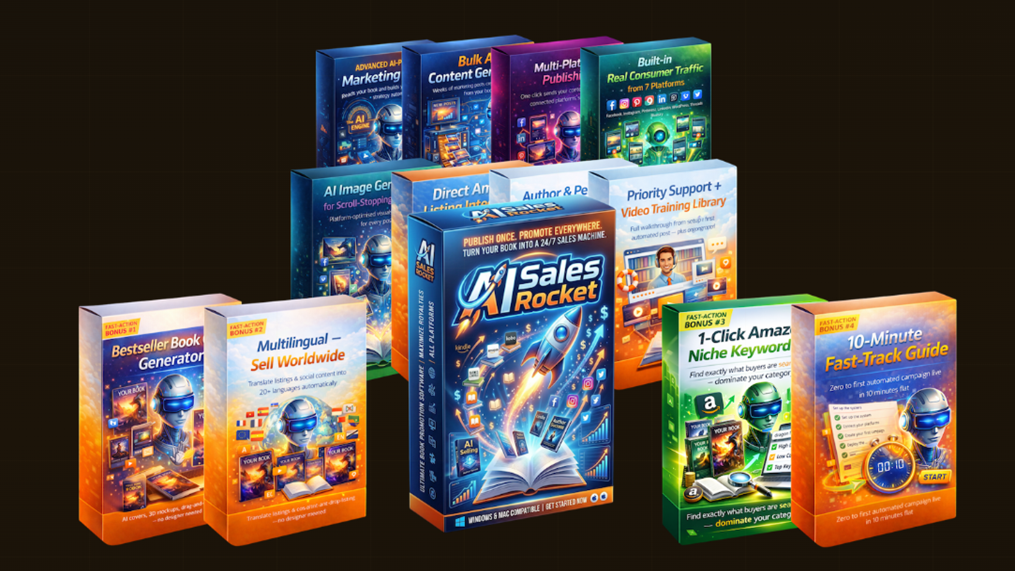AI Sales Rocket - Complete AI Book Publishing System